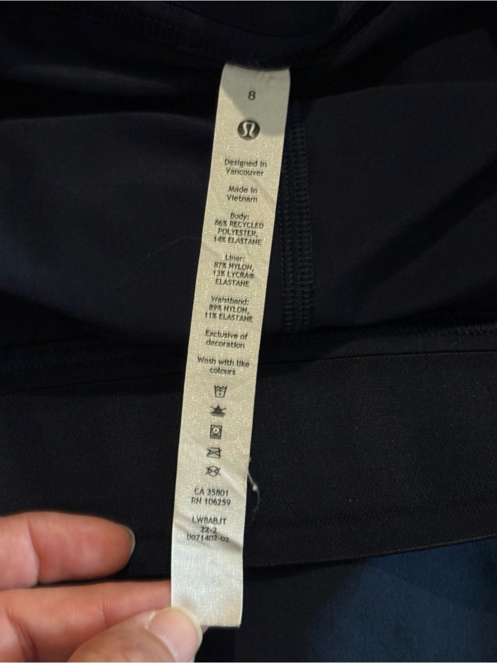 lululemon Court Rival High Rise Skort - Picture 7 of 10